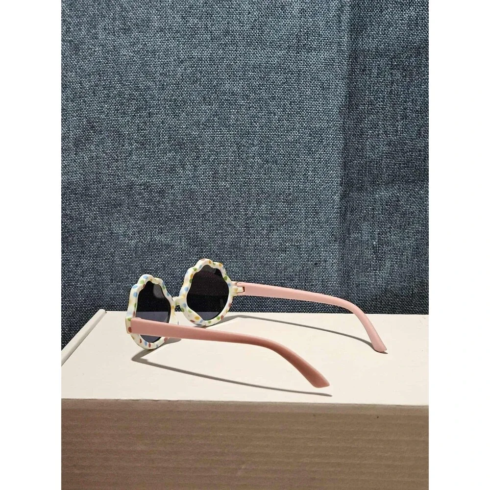Fynn & Riley Toddler Girls Sunglasses Flower Polka Dot 100% UV Protection NEW